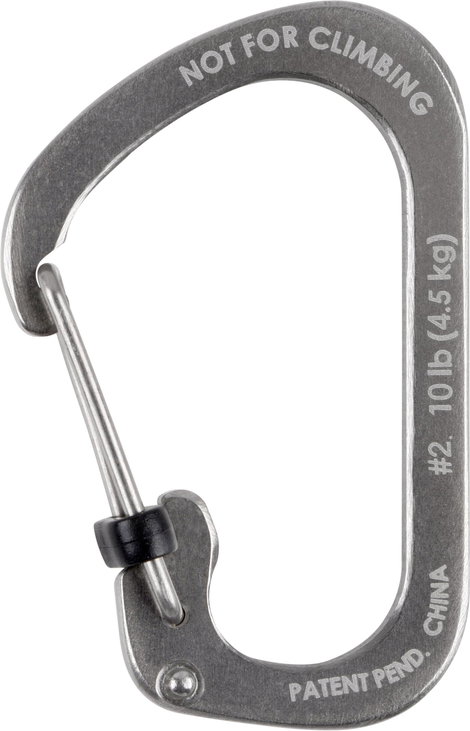 NITE Ize CSL2-11-R6 Karabíner SlideLock Gr. 2 8.9 mm x 43.6 mm x 2.5 mm 1 db