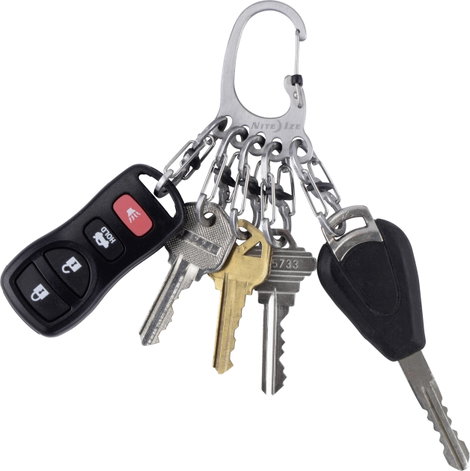 NITE Ize Kulcstartó karabiner KLKBF-11-R6 BigFoot Locker KeyRack Nemesacél 1 db 14. kép