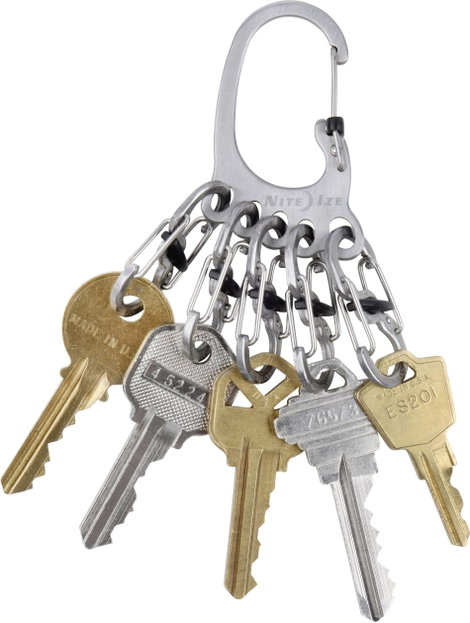 NITE Ize Kulcstartó karabiner KLKBF-11-R6 BigFoot Locker KeyRack Nemesacél 1 db 15. kép