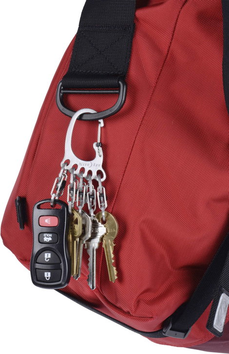 NITE Ize Kulcstartó karabiner KLKBF-11-R6 BigFoot Locker KeyRack Nemesacél 1 db 18. kép