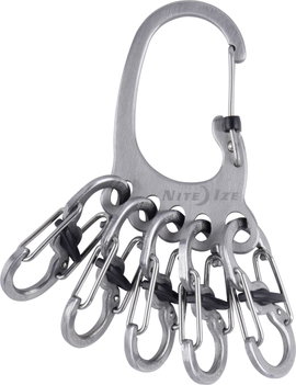 NITE Ize Kulcstartó karabiner KLKBF-11-R6 BigFoot Locker KeyRack Nemesacél 1 db