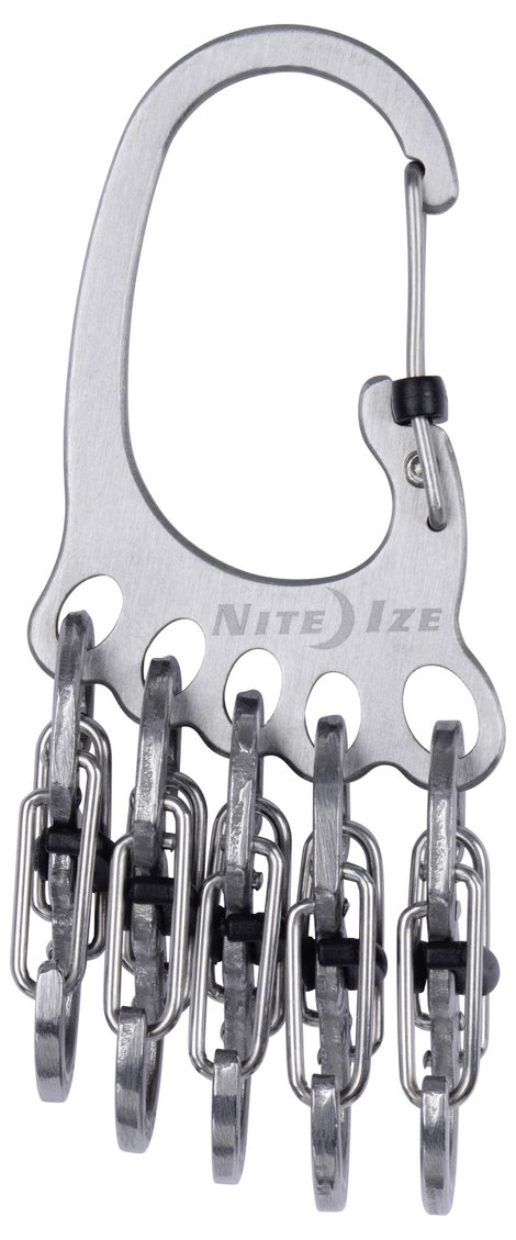 NITE Ize Kulcstartó karabiner KLKBF-11-R6 BigFoot Locker KeyRack Nemesacél 1 db 2. kép