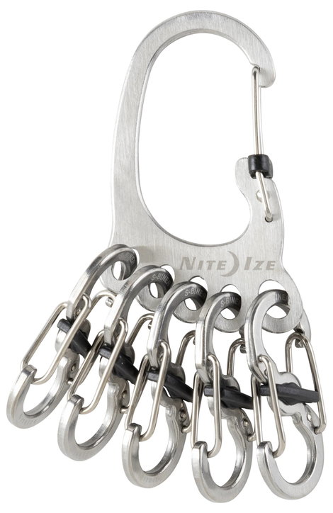 NITE Ize Kulcstartó karabiner KLKBF-11-R6 BigFoot Locker KeyRack Nemesacél 1 db 3. kép