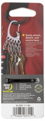 NITE Ize Kulcstartó karabiner KLKBF-11-R6 BigFoot Locker KeyRack Nemesacél 1 db 8. bélyegkép