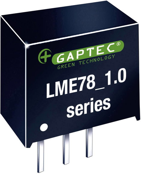 Gaptec 10070824 DC/DC feszültségváltó, nyák 24 V/DC 9 V/DC 1 A 9 W Kimenetek száma: 1 x Tartalom, ta