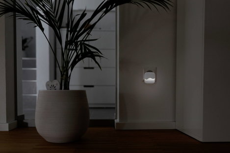 Ansmann NL10AC 1600-0406 Éjszakai fény, Fali lámpa Íves LED Melegfehér Fehér 2. kép