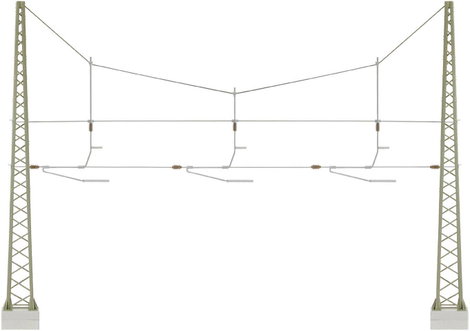 H0 Viessmann Modelltechnik 4162 Keresztfelfüggesztés 3 vágányú Univerzális 1 db