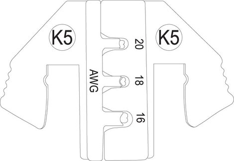 TOOLCRAFT PLE-0K5 TO-6897543 Krimpelő betét német Alkalmas márka TOOLCRAFT PZ-500 6. kép