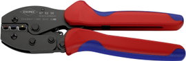 Knipex PreciForce® 97 52 36 Krimpelőfogó 1 db Szigetelt kábelsaru + dugós csatlakozó/ütközős összekö
