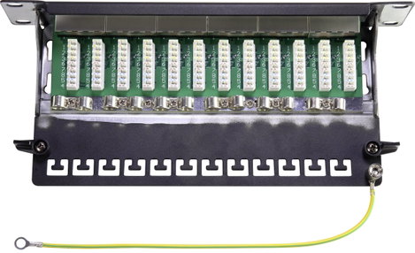 Renkforce Hálózati patchpanel 254 mm (10) CAT 6 1 ME 4. kép