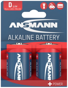 Góliátelem Ansmann LR20 Red-Line Alkáli mangán 1.5 V 2 db