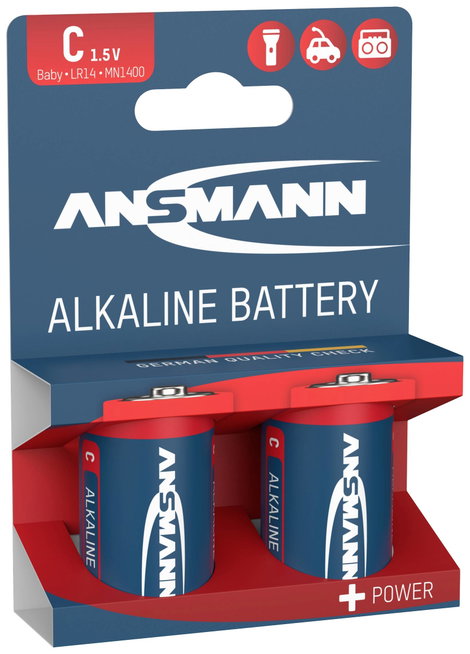 Babyelem Ansmann LR14 Red-Line Alkáli mangán 1.5 V 2 db 2. kép
