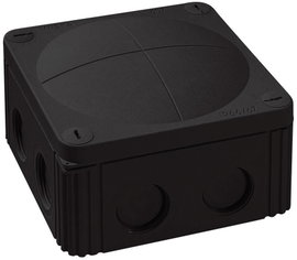 Wiska 10060648 Leágaztató doboz (H x Sz x Ma) 110 x 110 x 66 mm Fekete IP66/IP67 1 db