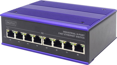 Digitus DN-650105 Ipari Ethernet switch 5 port 10 / 100 MBit/s 3. kép