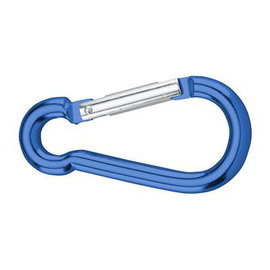 dörner + helmer 4815704 Rögzítő horog alumínium kék eloxált 60 mm 20 db