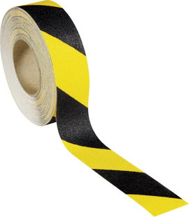 ITW RS 43543 Csúszásmentes ragasztószalag fekete / sárga (H x Sz) 18.25 m x 50 mm Fekete-sárga