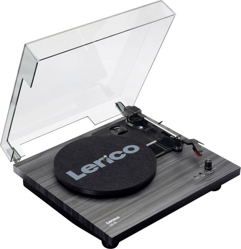 Lenco LS-10 Lemezjátszó Ékszíjhajtás Fekete 6. kép