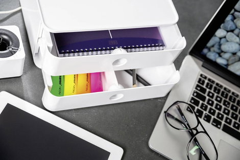 HAN SMART-BOX ALLISON 1120-12 Fiókos irattároló Fehér Fiókok száma: 2 2. kép