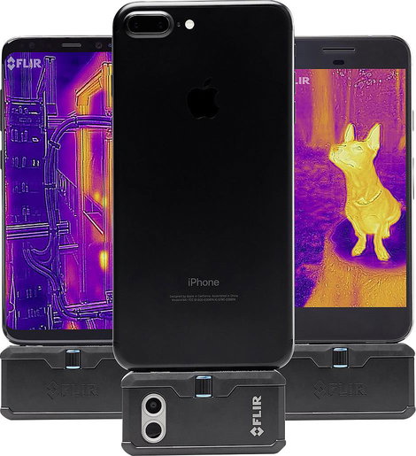 FLIR ONE PRO iOS Lightning Mobiltelefon hőkamera -20 - +400 °C 160 x 120 Pixel 8.7 Hz 11. kép