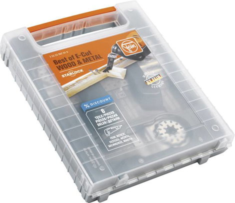 Merülő fűrészlap készlet, Fein 35222967010 Best of E-Cut SL WOOD & METAL 2. kép