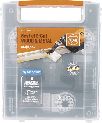 Merülő fűrészlap készlet, Fein 35222967010 Best of E-Cut SL WOOD & METAL 3. kép