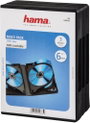 Hama DVD tok 00049685 6 CD/DVD/Blu-ray Fekete Polipropilén 3 db bélyegkép