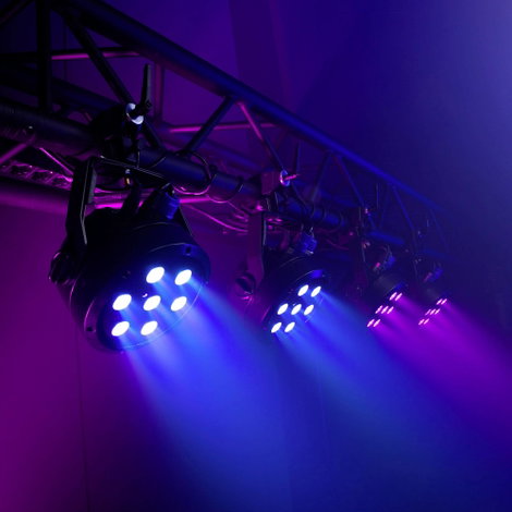Cameo ROOT PAR 6 LED-es PAR fényszóró LED-ek száma: 6 12 W Fekete 7. kép