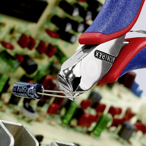 Knipex 64 42 115 Villanyszerelő Homlokcsípőfogó 115 mm 4. kép