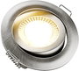 Heitronic 500666 DL7202 LED-es beépíthető lámpa LED Fixen beépített LED-es 5 W Ezüst 3. bélyegkép