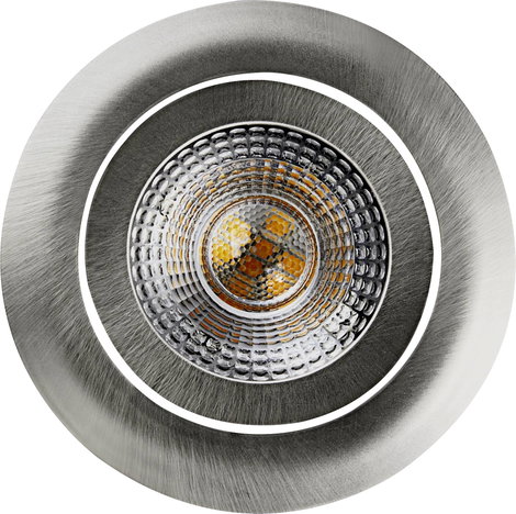 Heitronic 500666 DL7202 LED-es beépíthető lámpa LED Fixen beépített LED-es 5 W Ezüst 4. kép
