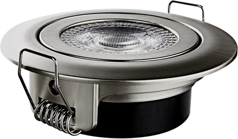 Heitronic 500666 DL7202 LED-es beépíthető lámpa LED Fixen beépített LED-es 5 W Ezüst 5. kép