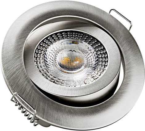 Heitronic 500666 DL7202 LED-es beépíthető lámpa LED Fixen beépített LED-es 5 W Ezüst 6. kép