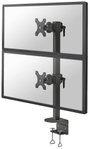 Neomounts FPMA-D960DVBLACKPLUS 2 részes Monitor asztali tartó 43,2 cm (17) - 124,5 cm (49) Csuklóval bélyegkép