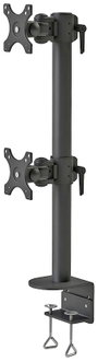 Neomounts FPMA-D960DVBLACKPLUS 2 részes Monitor asztali tartó 43,2 cm (17) - 124,5 cm (49) Csuklóval 2. bélyegkép