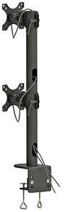 Neomounts FPMA-D960DVBLACKPLUS 2 részes Monitor asztali tartó 43,2 cm (17) - 124,5 cm (49) Csuklóval 5. bélyegkép