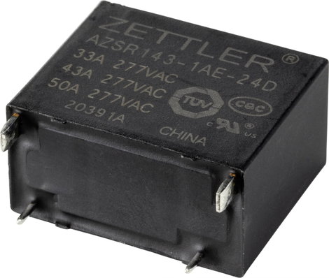 Zettler Electronics Zettler electronics Power relé 24 V/DC 50 A 1 záró 1 db 2. kép