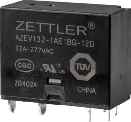 Zettler Electronics Zettler electronics Power relé 12 V/DC 32 A 1 záró 1 db