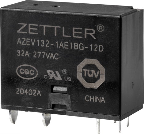 Zettler Electronics Zettler electronics Power relé 12 V/DC 32 A 1 záró 1 db