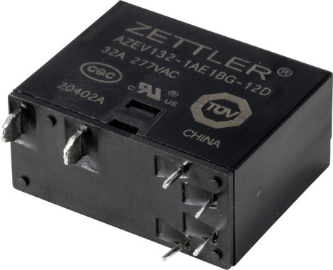 Zettler Electronics Zettler electronics Power relé 12 V/DC 32 A 1 záró 1 db 2. kép