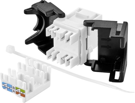 Renkforce RJ45 beépíthető modul Keystone CAT 6A 6. kép