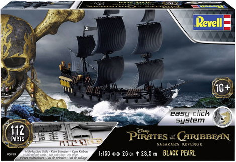 Revell 05499 Black Pearl Hajómodell építőkészlet 1:150 10. kép