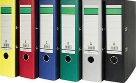 Iratrendezők Ordner DIN A4 Hátlap szélesség: 80 mm Sárga Felhőmárvány 2 kengyel 120006910