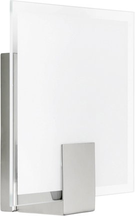 LED-es fali lámpa E14 40 W nemesacél/fehér, Brilliant Sonian 90324/13