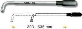 Teleszkópos kerékanyakulcs 12,5 mm, Hazet 772