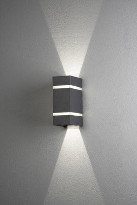 Konstsmide Cremona 7998-370 LED-es kültéri fali lámpa EEK: F (A - G) LED 6 W Antracit