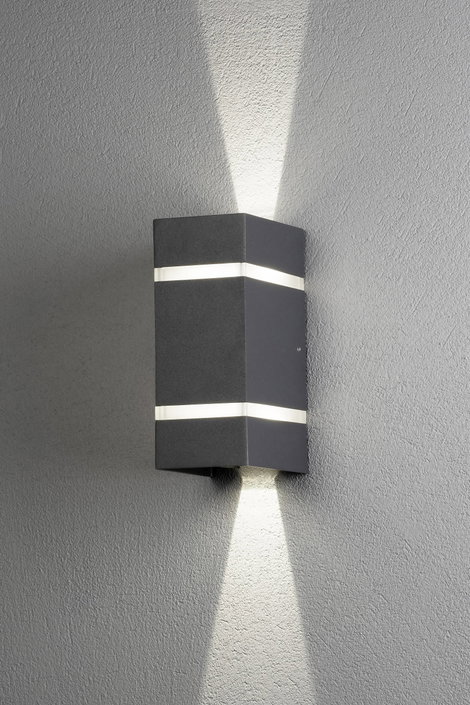 Konstsmide Cremona 7998-370 LED-es kültéri fali lámpa EEK: F (A - G) LED 6 W Antracit 3. kép