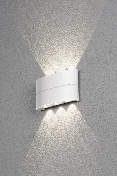 Konstsmide Chieri 7853-250 LED-es kültéri fali lámpa EEK: G (A - G) 7.2 W Fehér
