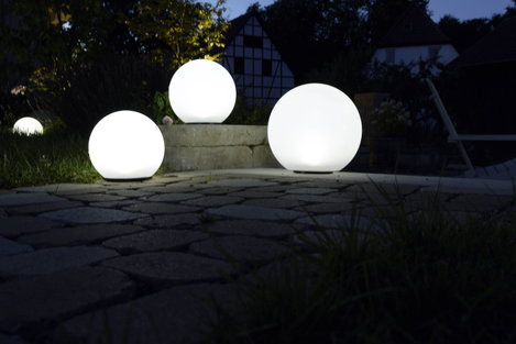 Heitronic 35422 BOULE LED-es gömblámpa LED Fixen beépített LED-es Fehér 2. kép