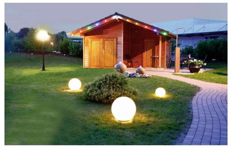 Heitronic 35422 BOULE LED-es gömblámpa LED Fixen beépített LED-es Fehér 5. kép