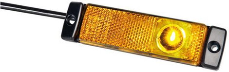 Hella Oldaljelölő lámpa Helyzetjelző balra, jobbra 12 V, 24 V 2. kép